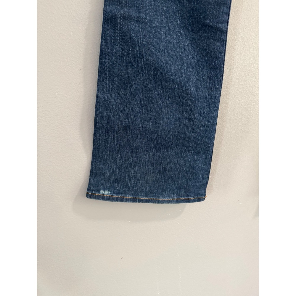 True Religion Becky Bootcut Jeans Petite Dark Wash Denim USA Made Size 26 - Picture 7 of 14